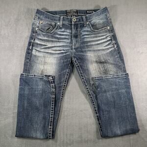 Buckle Salvage Jeans Men’s 36 Denim Blue SLVG 23-460 Mayhem Straight Regular Fit